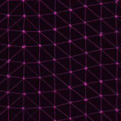 Abstract Low Polygon Mesh Generative Art background illustration