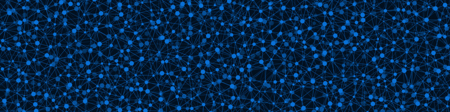 Abstract Low Polygon Mesh Generative Art background illustration