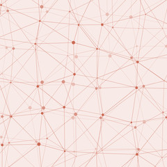 Fototapeta premium Abstract Low Polygon Mesh Generative Art background illustration