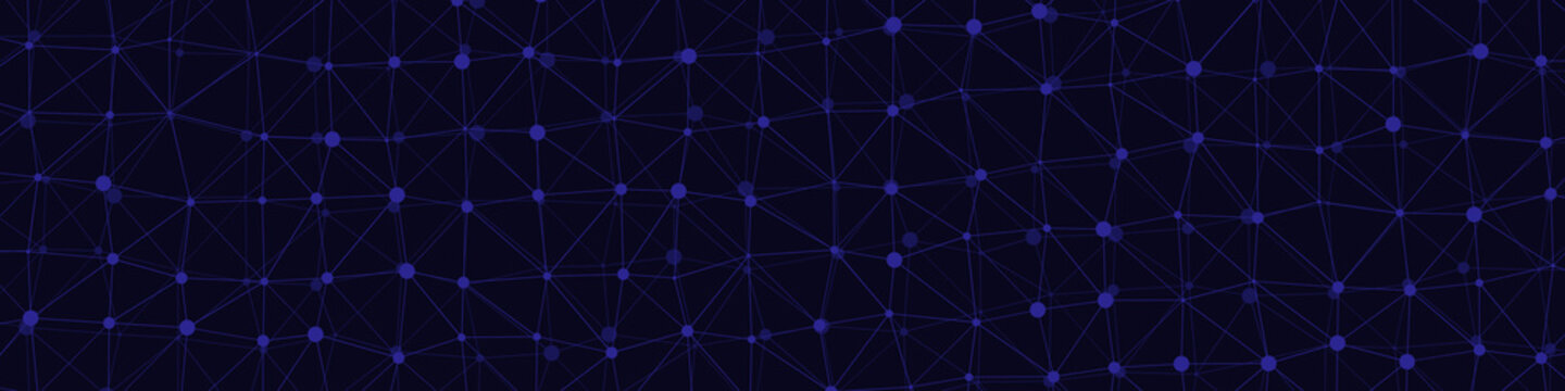 Abstract Low Polygon Mesh Generative Art background illustration
