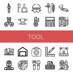tool icon set