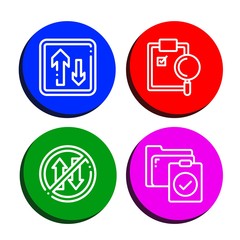 Set of task icons