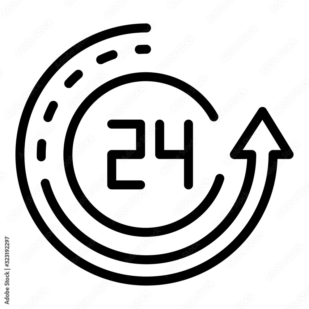 Aufkleber service center consultant icon. outline service center consultant vector icon for web design isolate