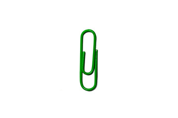 green paperclip