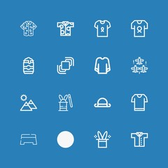 Editable 16 top icons for web and mobile