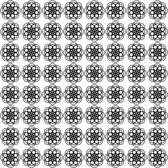 Black and white illustration, high resolution square format and definition.