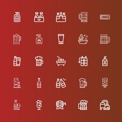 Editable 25 foam icons for web and mobile