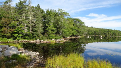 Fototapeta na wymiar North America, Canada, Province of Nova Scotia, Whites Lake