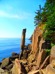 North America, Canada, Province of Nova Scotia, Digby County, Balancing Rock
