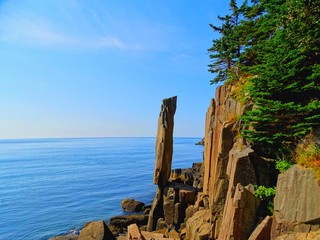 North America, Canada, Province of Nova Scotia, Digby County, Balancing Rock