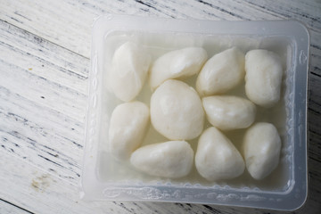 Handmade fish balls