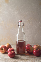 Cider with apples