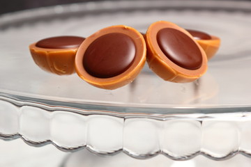 Caramel Candy with Hazelnut and Chocolate