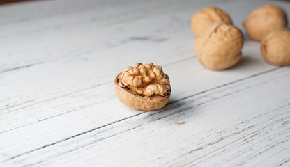Broken walnuts