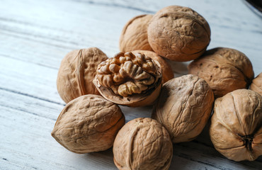 Broken walnuts