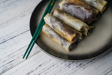 Fried spring rolls