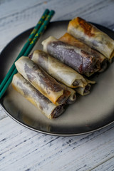 Fried spring rolls