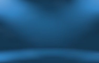 Abstract blue gradient background white light, layout design, web template, radial effect blurred, used for background wallpaper studio empty room and display you.