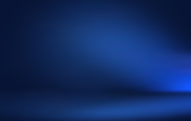 Abstract blue gradient background white light, layout design, web template, radial effect blurred, used for background wallpaper studio empty room and display you.