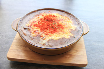 Mojiko Baked Curry in Japan – Curry with Rice and Topped with Cheese and Egg