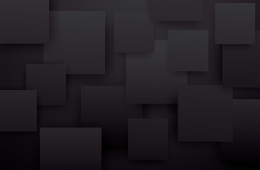 gradient square Abstract 3d square vector black line background, grunge surface-illustration.