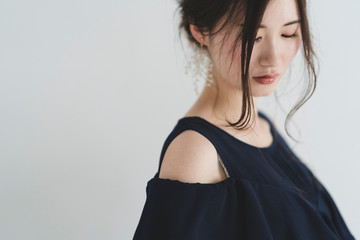 Naklejka premium 女性