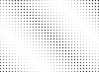 Abstract halftone dotted background. Monochrome pattern with dot and circles.  Vector modern futuristic texture for posters, sites, business cards, postcards, interior design, labels and stickers.