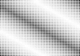 Abstract halftone dotted background. Futuristic grunge pattern, dot and circles.  Vector modern optical pop art texture for posters, sites, business cards, cover, postcards, labels, stickers layout.