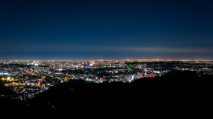 Fototapeta premium 東京 高尾山 金比羅台園地からの夜景