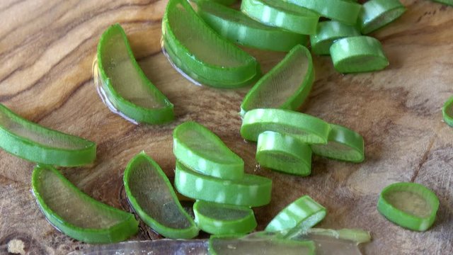 viel aloe vera auf einem haufen