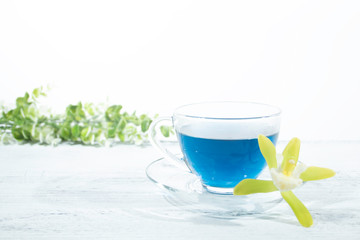 タイの青いお茶、バタフライピー茶