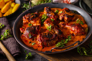Hot and spicy tikka chicken