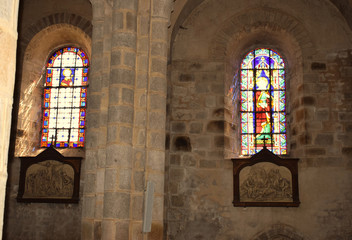 Abbaye Sainte Valérie du village de Chambon sur Voueize dans le département de la Creuse