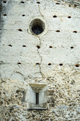 Mudejar art of red bricks