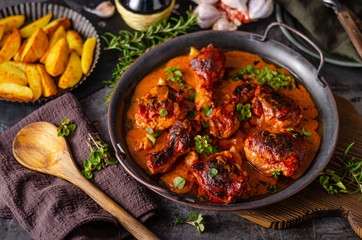 Hot and spicy tikka chicken