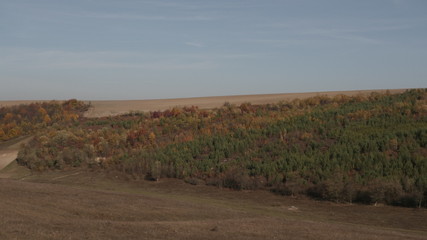 Fototapeta na wymiar beautiful autumn in the Ukrainian lands