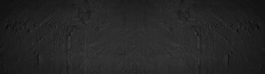 black stone concrete texture background anthracite panorama banner long	