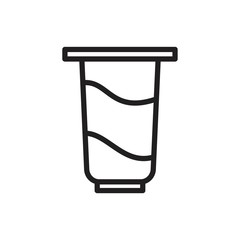 Coffee cup sign icon template black color editable. Coffee cup sign icon symbol Flat vector illustration for graphic and web design.