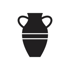 Milk urn, milk jug icon template black color editable. Milk urn, milk jug icon symbol Flat vector illustration for graphic and web design.