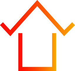 Unique Home Vector Logo Design