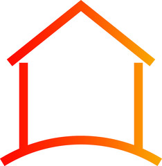 Unique Home Vector Logo Design