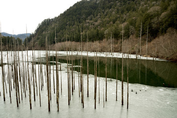 王滝村自然湖