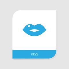 Editable filled icon from Valentines Day icons category. Isolated vector sign on white background