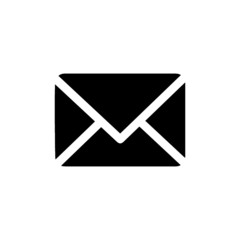Mail letter shape icon