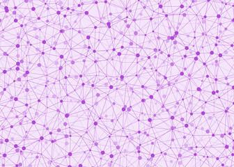 Obraz premium Abstract Low Polygon Mesh Generative Art background illustration