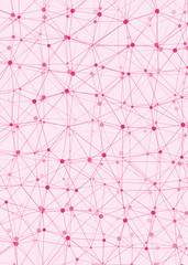 Obraz premium Abstract Low Polygon Mesh Generative Art background illustration