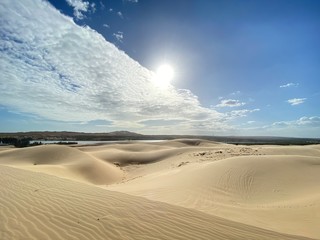 sand dunes in desert