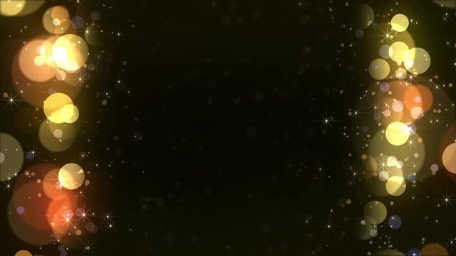 パーティクル キラキラ 背景 金色