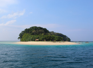 The most beautiful Jolly bouy island in andaman and nicobar islands.