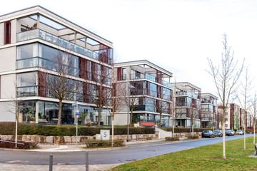 Neubauten im Frankfurter Stadtteil Riedberg